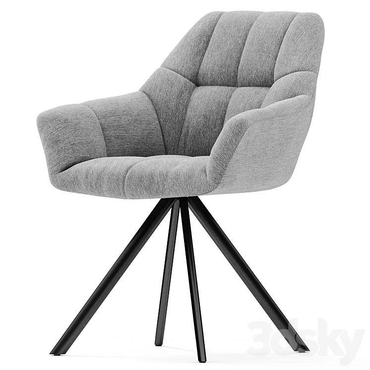 Eddy chair 3D Model Free