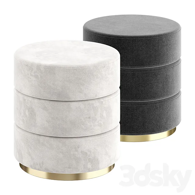 eddy | pouf 3D Model