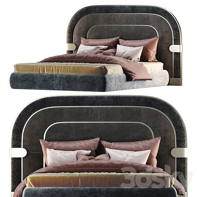 EDEN Double bed By Capital Collection 3DModel
