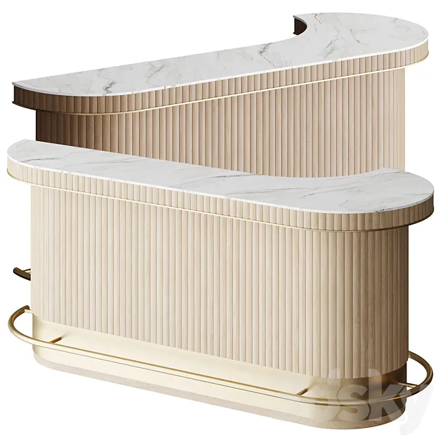 EDEN-ROCK | bar counter 3D Model