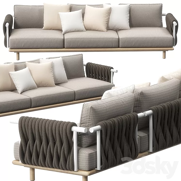 Eden sofa by Roda 3D Model