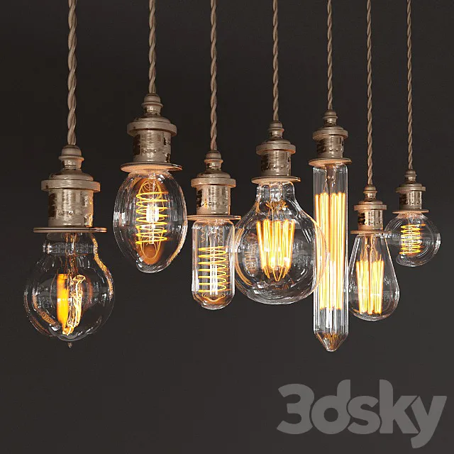Edison lamp 3D Model