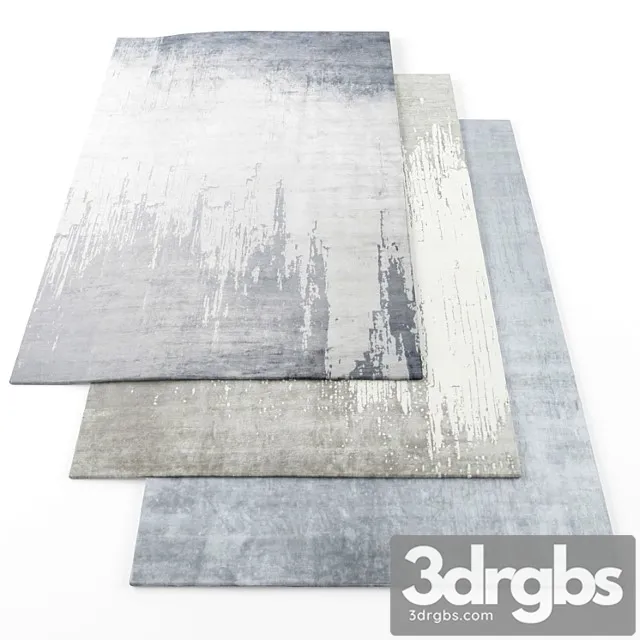 Edition Bougainville Rugs 2 3D Model Free