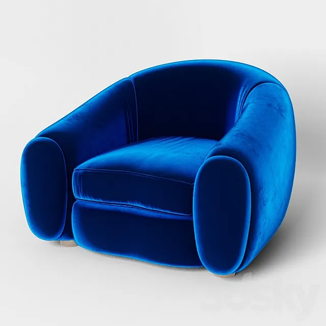 Edittion Modern Polar Armchair 3D Model