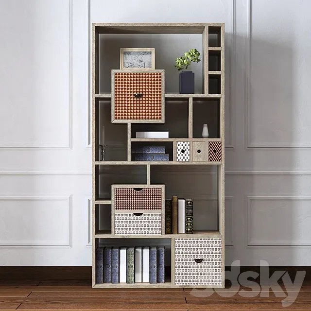 Edmundr bookcase 3D Model