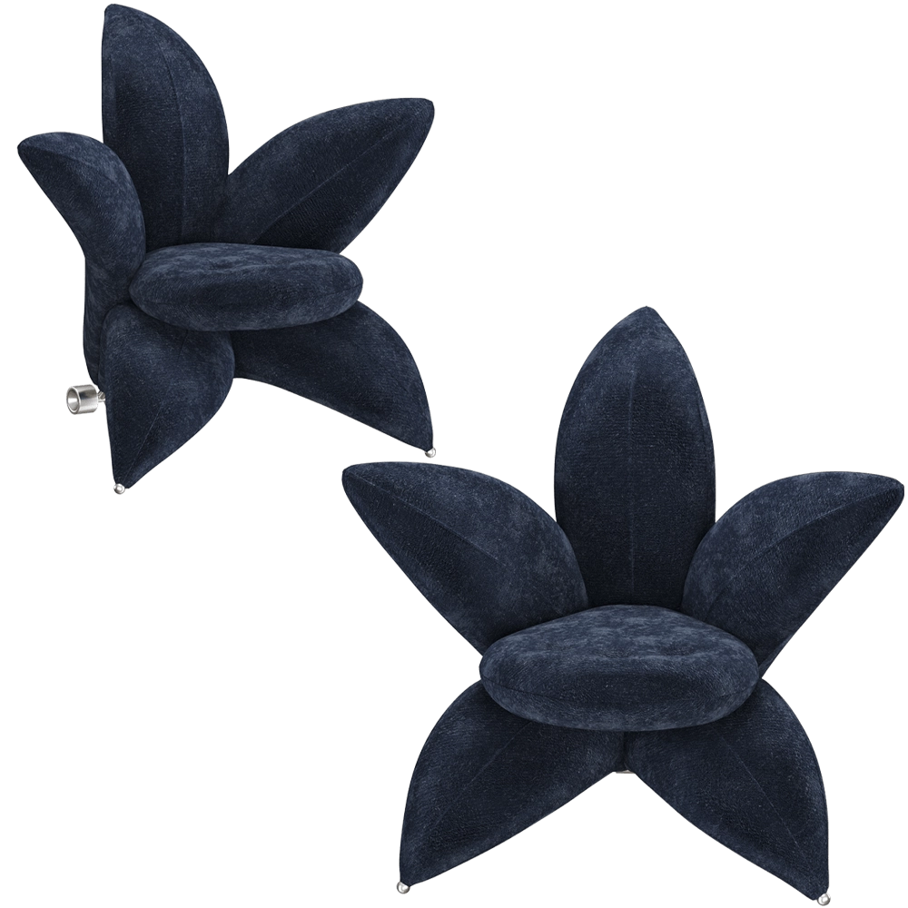 Edra - Armchair Getsuen 3D Model