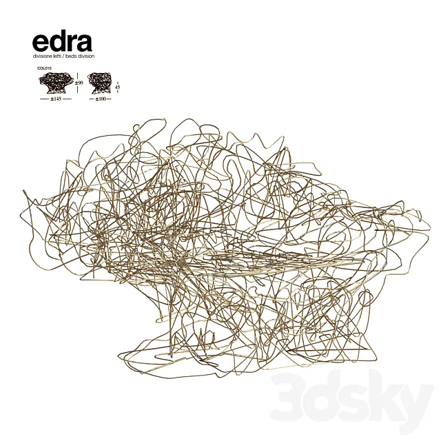 EDRA Corallo Chair 3DModel