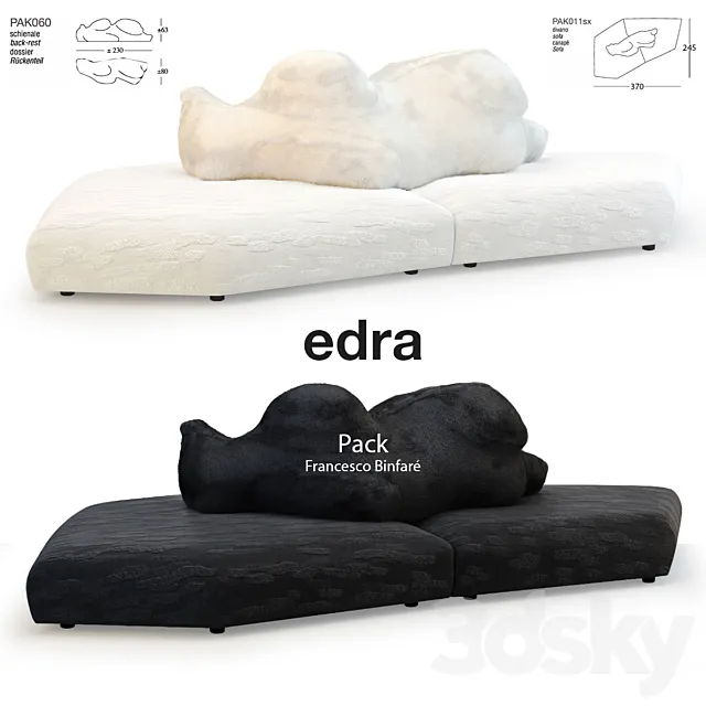Edra Pack Sofa 3DModel