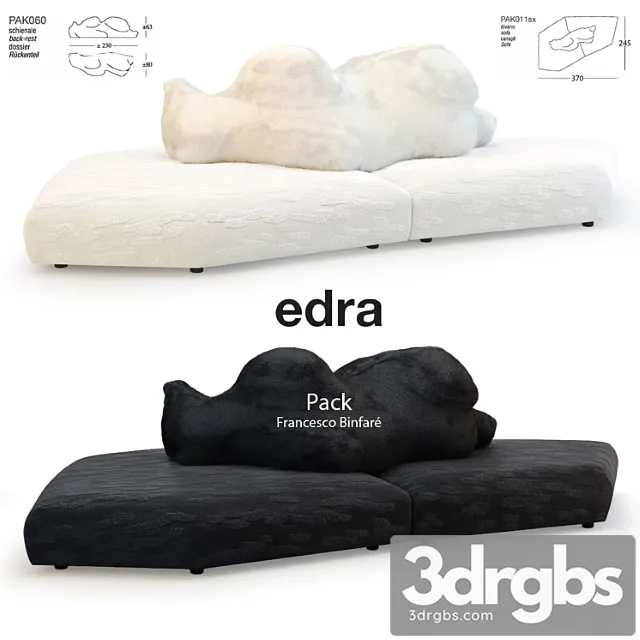 Edra pack sofa
