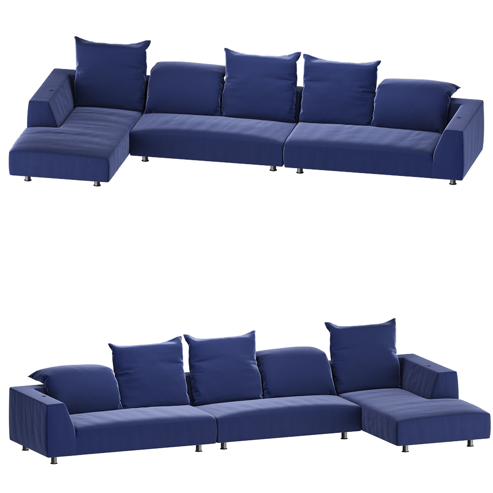 Edra - Sofa ABS190Tsx - ABS160EC - ABS190Pdx 3D Model