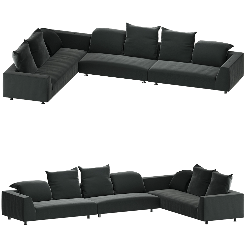 Edra - Sofa ABS190Tsx - ABS160EC - ABS300dv 3D Model