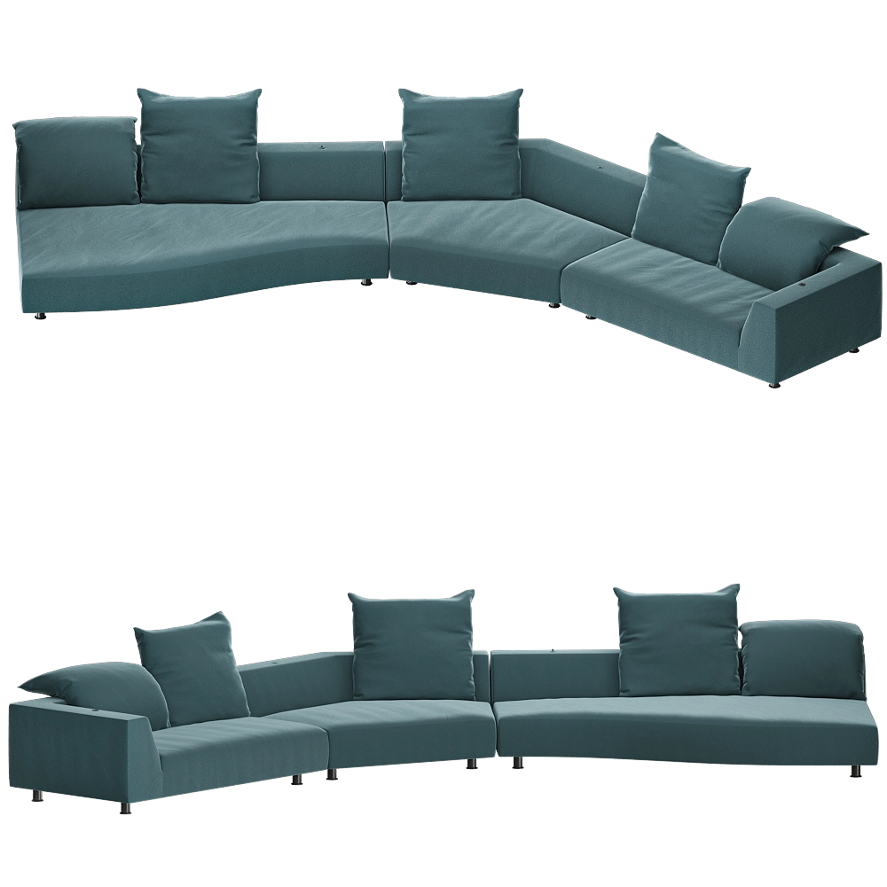 Edra - Sofa ABS190Tsx - ABSCCV - ABSPNFdx 3D Model
