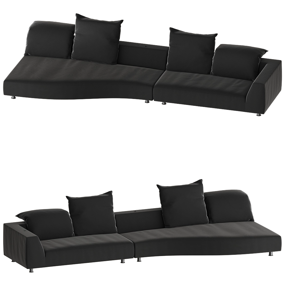 Edra - Sofa ABS190Tsx - ABSPNFdx 3D Model