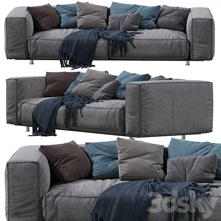 EDRA - Sofa by Francesco Binfare 3D Model