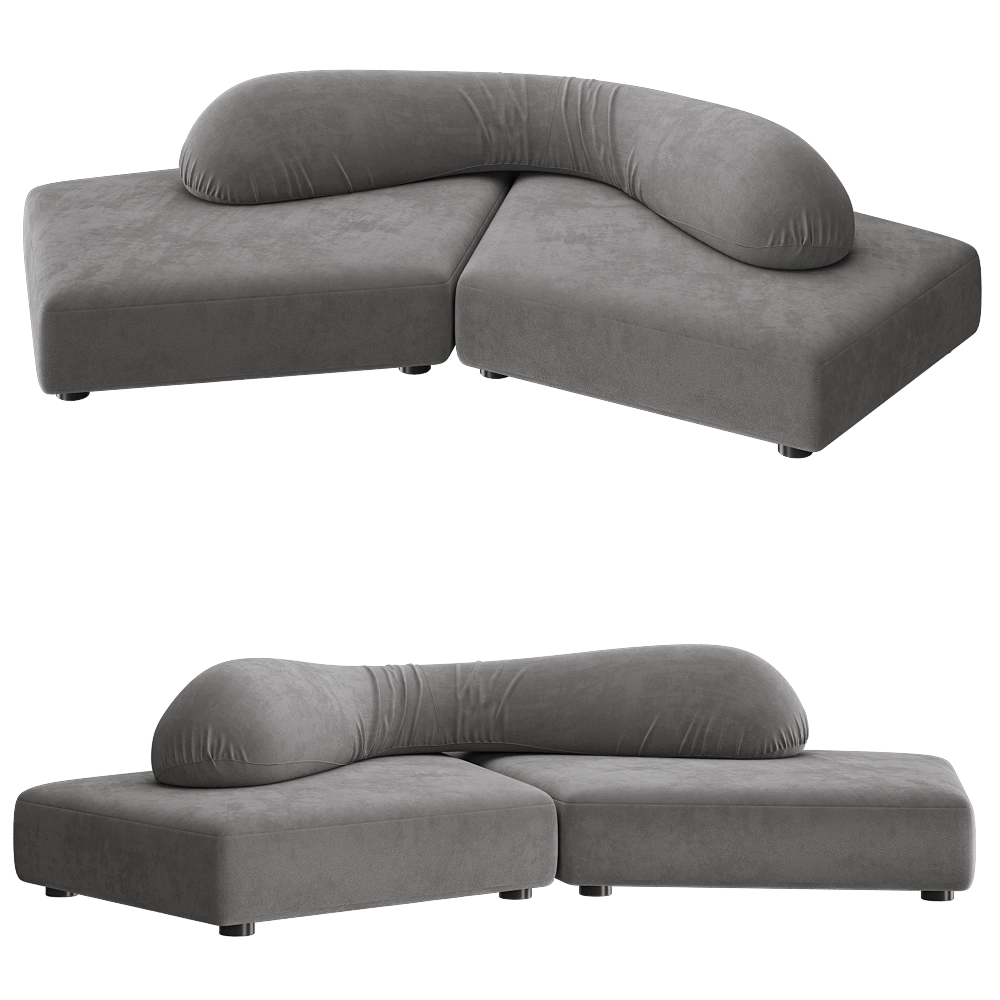 Edra - Sofa On the Rocks 3D Model