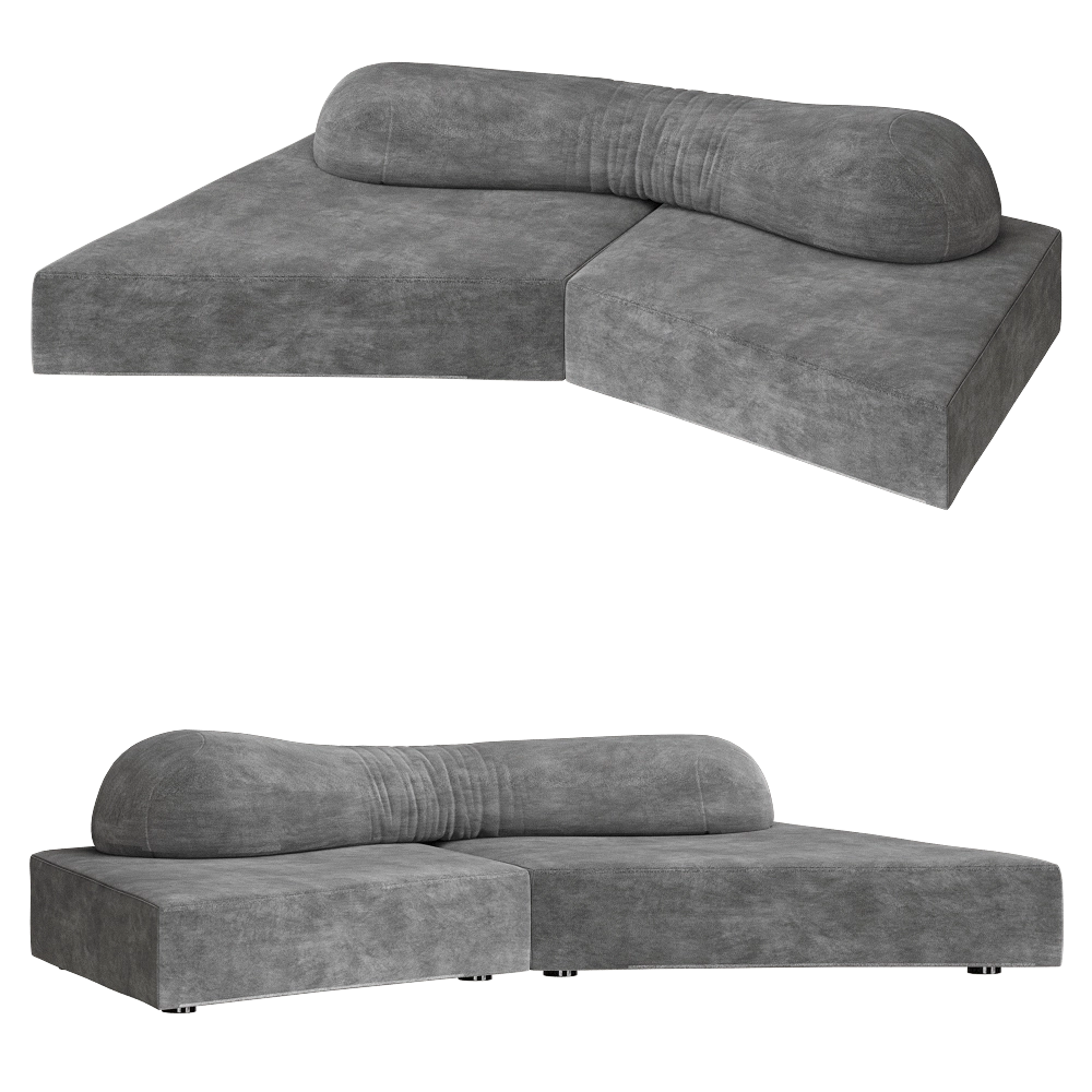 Edra - Sofa On the Rocks 4 3D Model