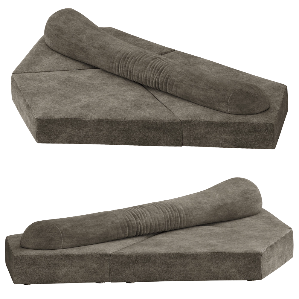 Edra - Sofa On the Rocks 6 3D Model