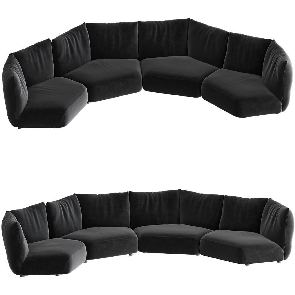 Edra - Sofa STDA2-STDA2-STDA2-STDA2 3D Model