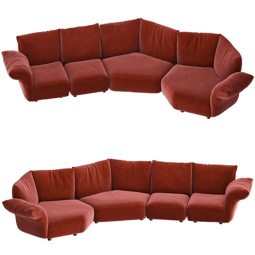 Edra - Sofa STDN10-STDA2-STDEC-STDTdx 3D Model