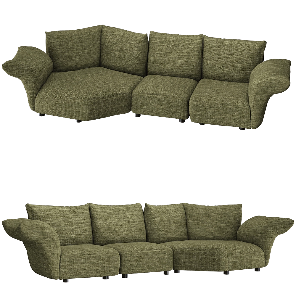Edra - Sofa STDTsx -STDEC-STDN10 3D Model