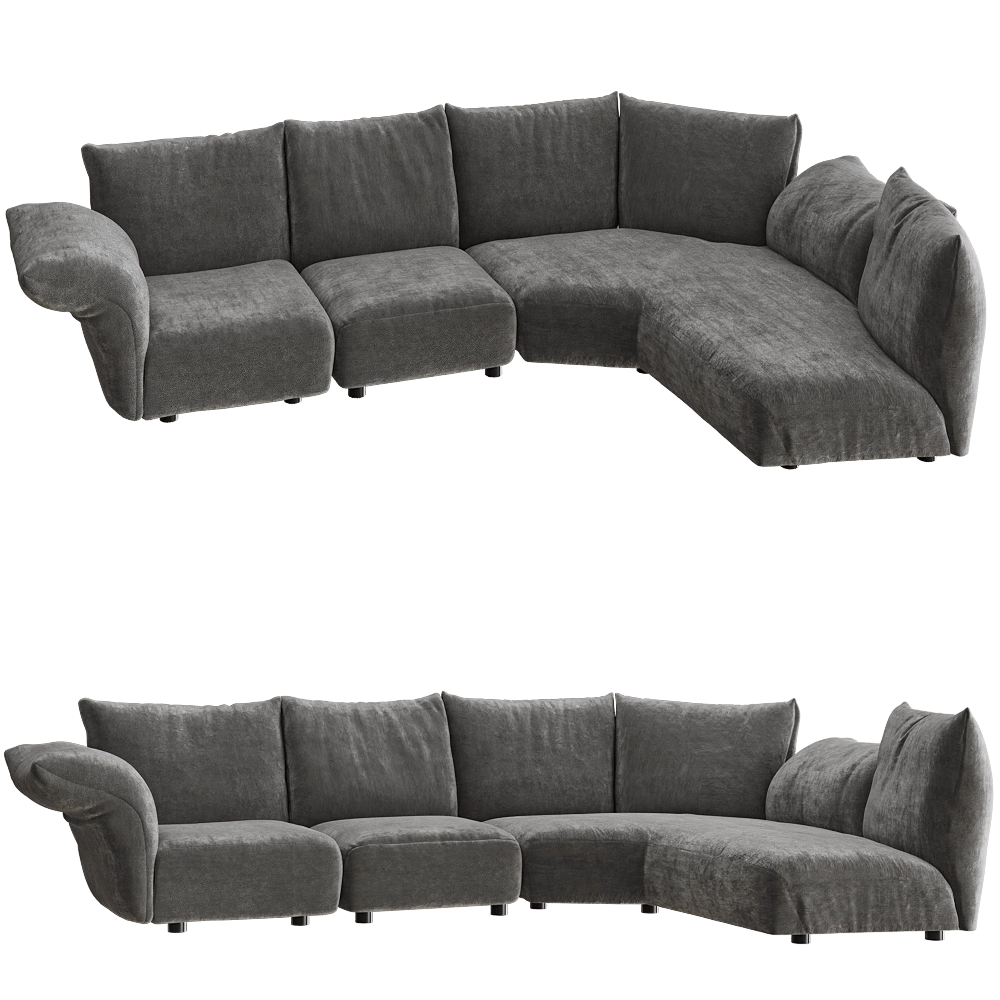 Edra - Sofa STDTsx-STDEC-STDN30 3D Model