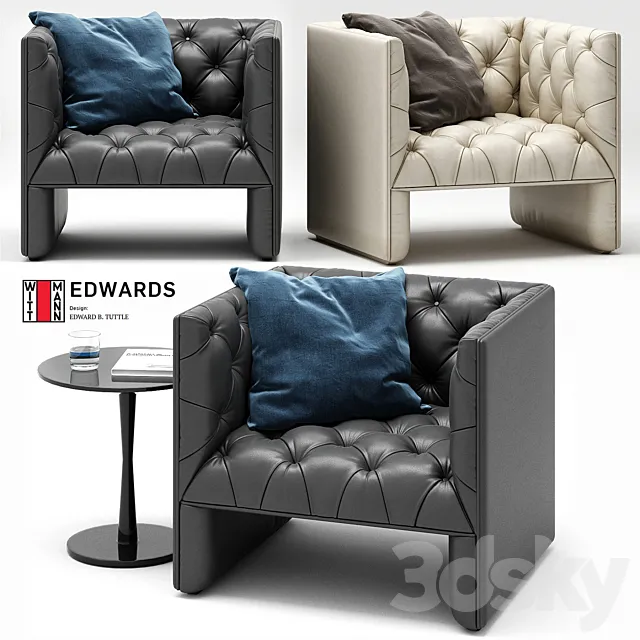 Edwards armchair 3D Model