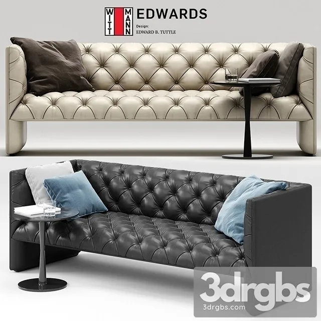 Edwards sofa 3D Model Free