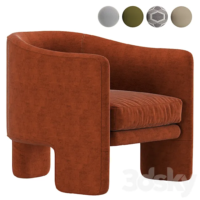 Effie Tripod Chair 3DModel