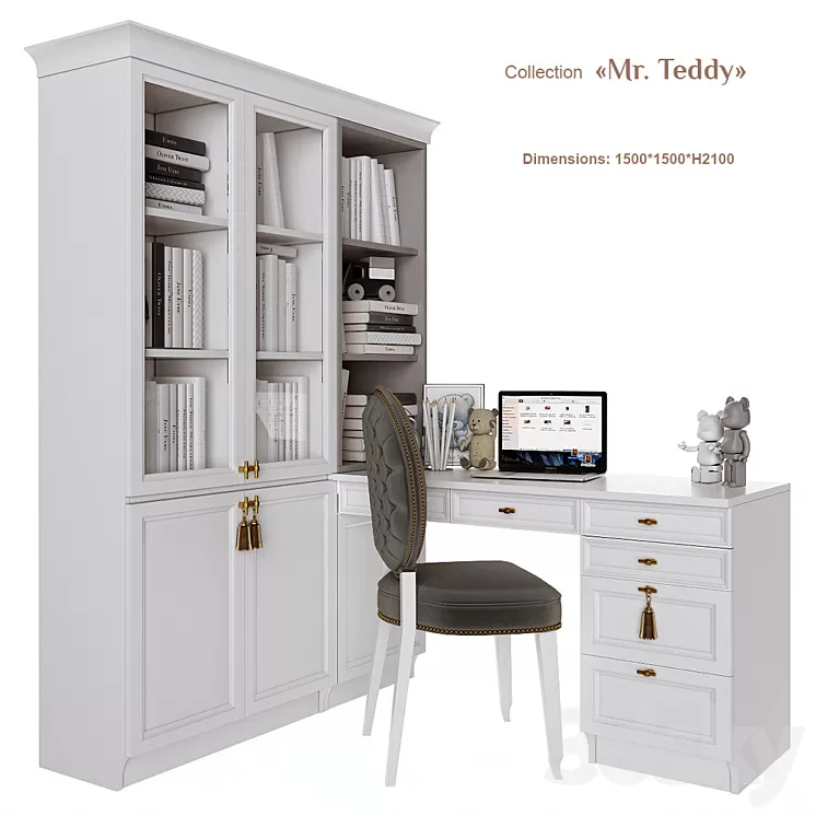 EFI Kid Concept / Mr. Teddy-Workplace_2 3D Model