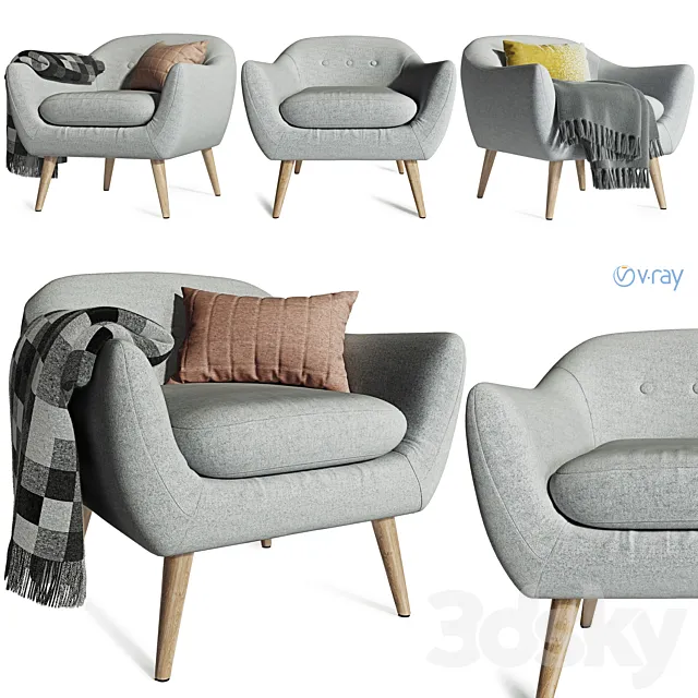 EGEDAL Armchair 3D Model