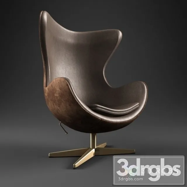 Egg Chair Arne Jacobsen 3D Model Free