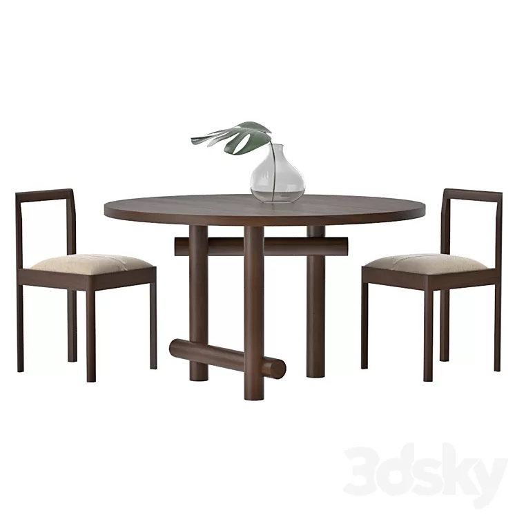 Egg Collective Kenny Dining Table 3D Model