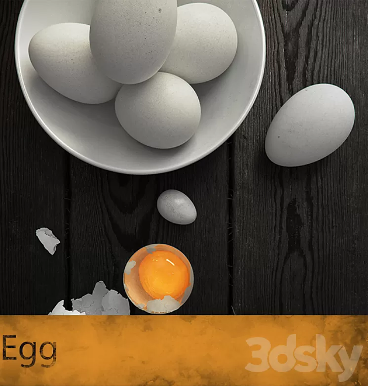 EggBowl 3D Model