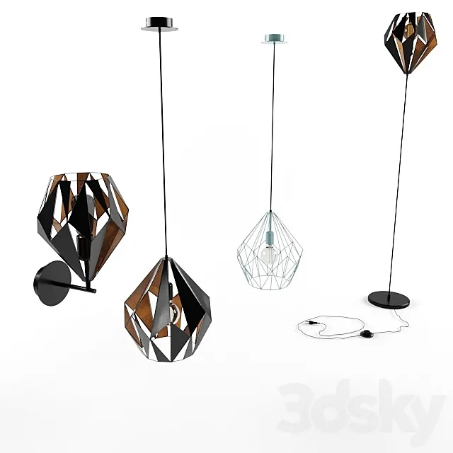 Eglo CARLTON 1 (vintage) 3D Model