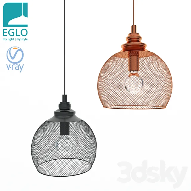 Eglo_straiton_lamp 3D Model