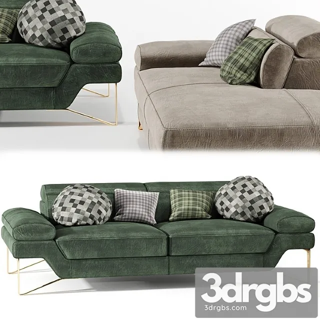 Egoitaliano princess sofa 2 3D Model Free