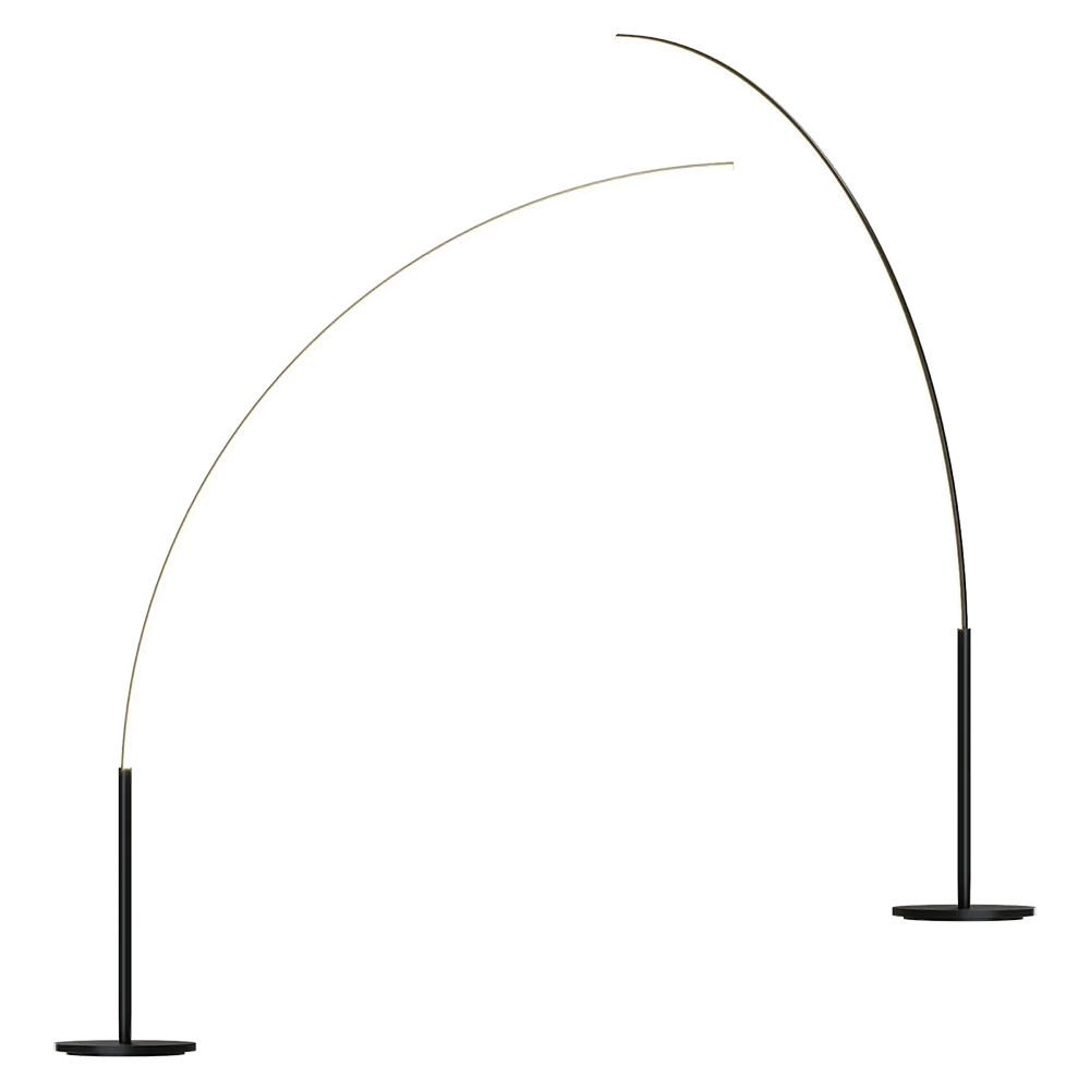 EGOLUCE - Floor lamp VIRGOLA 3535 3D Model