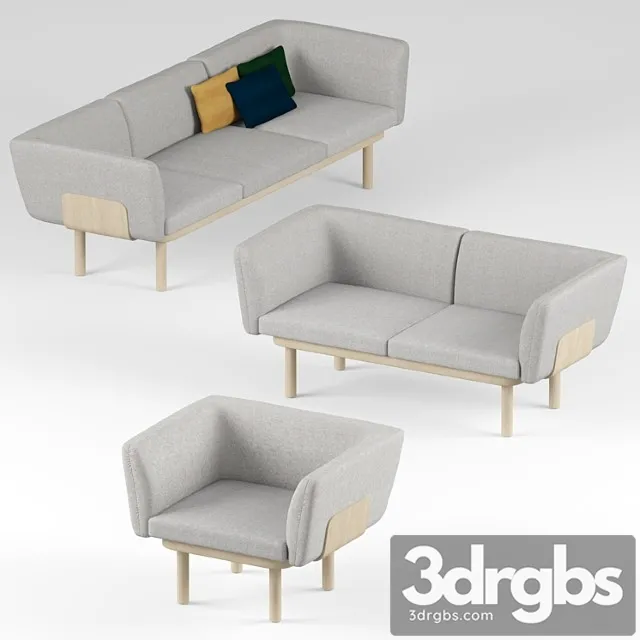 Egon Sofa 1 3D Model Free