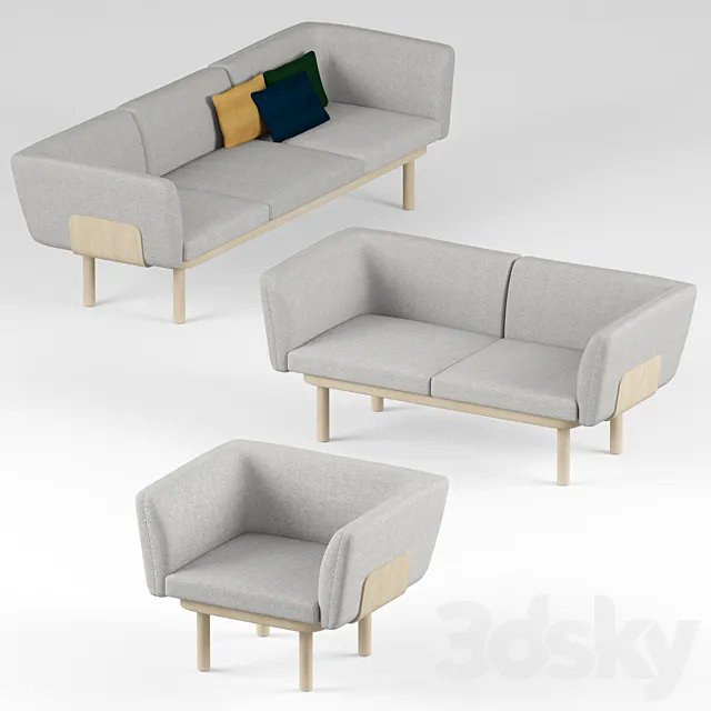 Egon Sofa 3D Model