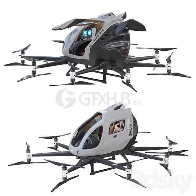 Ehang Flying Taxi - 3395