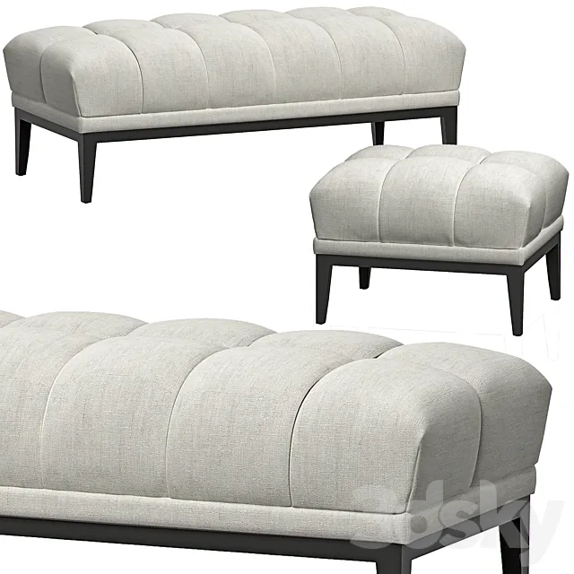 EICHHOLTTZ BENCH AURELIO 3D Model