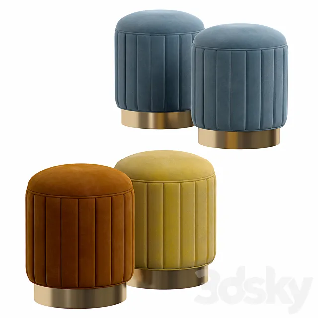 EICHHOLTTZ STOOL ALLEGRA 3D Model