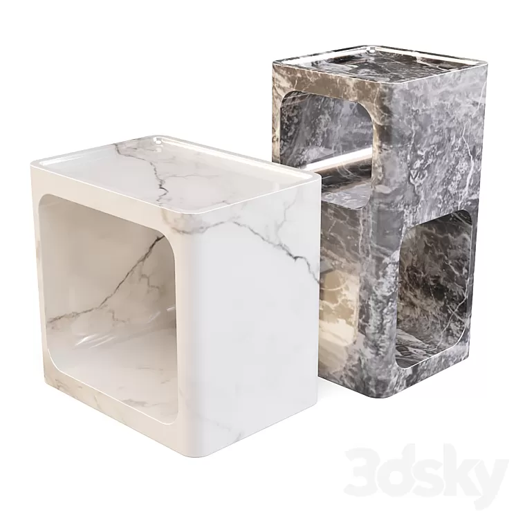 Eichholtz: Adler and Vesuvio – Side Tables 3D Model