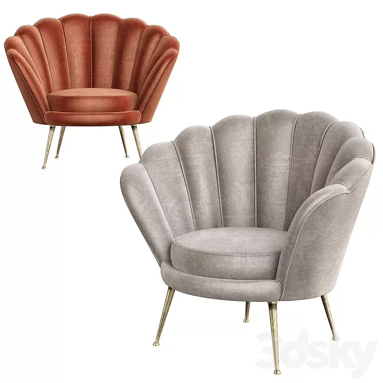 Eichholtz armchair 3D Model