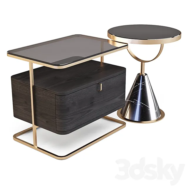 Eichholtz: Augusto and Park Lane - Side Tables 3D Model