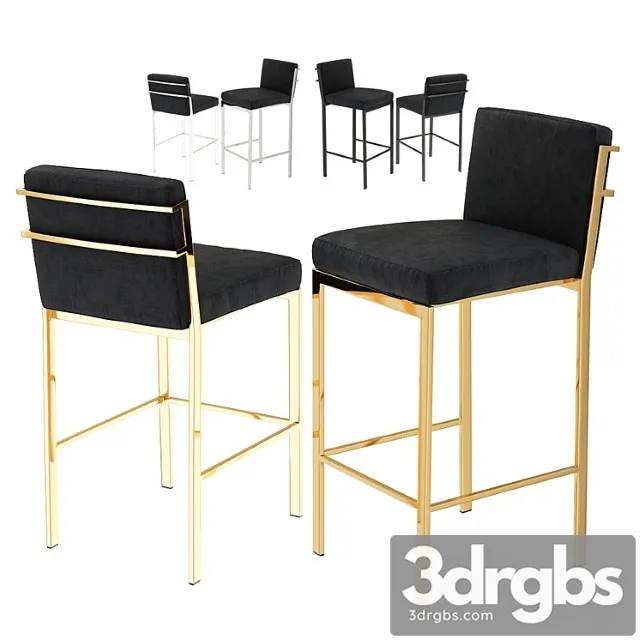 Eichholtz bar & counter stool scott 111419 111418 110426 110424 110427 110425 2 3D Model Free