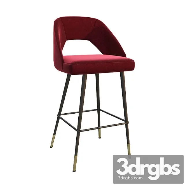 Eichholtz bar stool avorio 2 3D Model Free