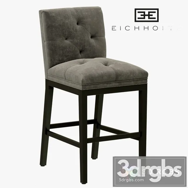 Eichholtz Bar Stool Cesare 3D Model Free
