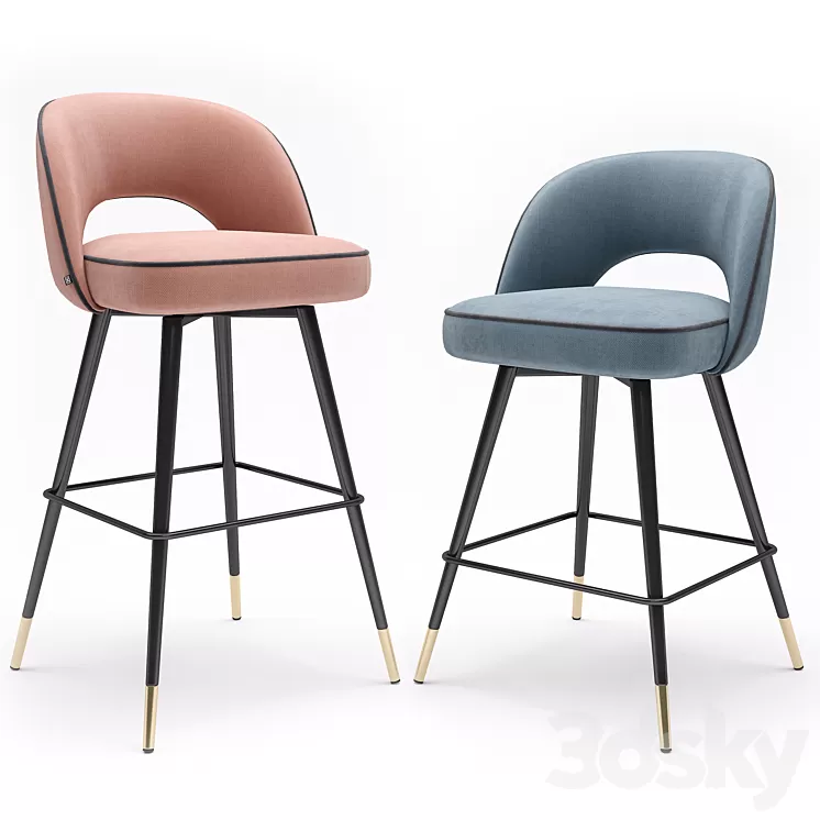Eichholtz Bar Stool Cliff 3D Model