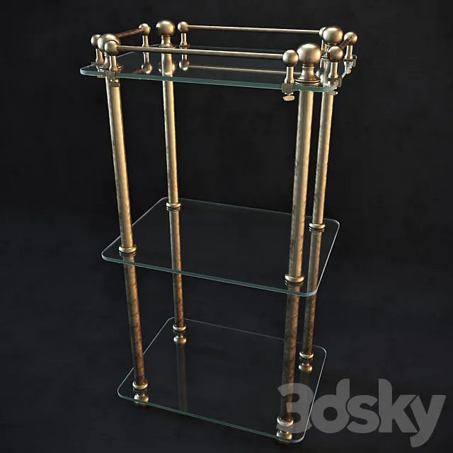 Eichholtz Bathroom Rack Devon 3D Model